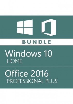  Windows 10 Home + Office 2016 Pro Plus - Bundle