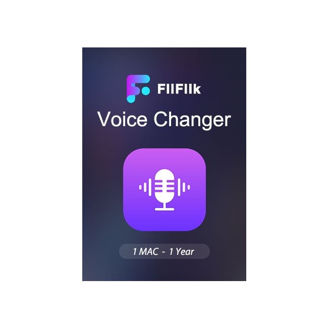 FliFlik Voice Changer - 1 Mac/ 1 Year
